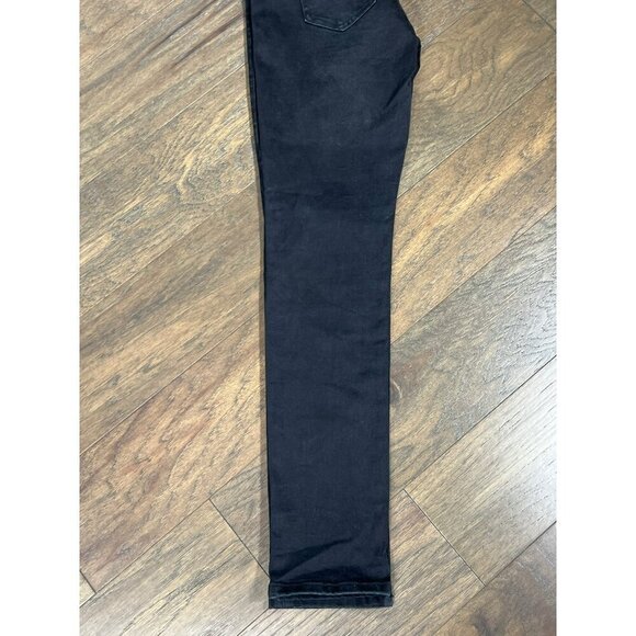 CABI Slim Boyfriend Distressed Jeans Washed Black Sz 2 #3387 - Picture 4 of 7